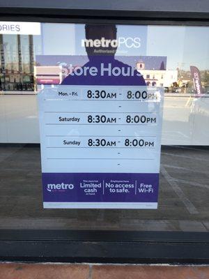 Store Hours