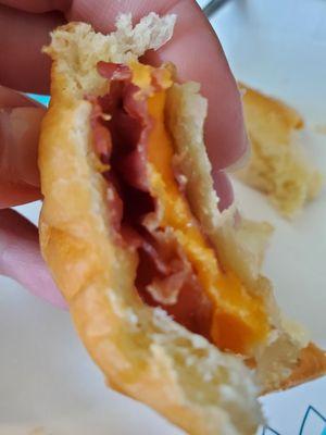 Bacon cheese rolls