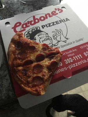 Pepperoni pizza