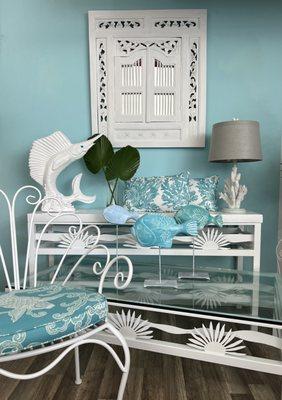 Coastal styled vignette