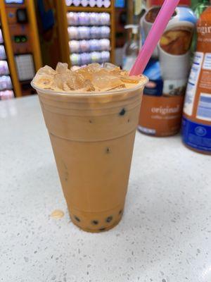 Thai Tea boba iced tea