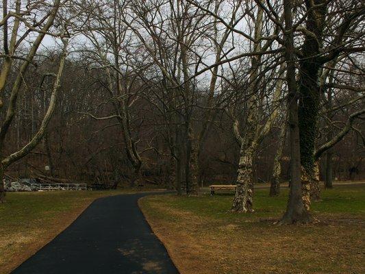 Another view of park trail.