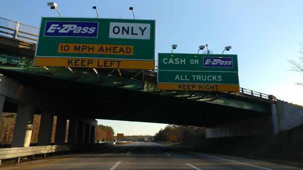 Toll ahead for the Maine Turnpike