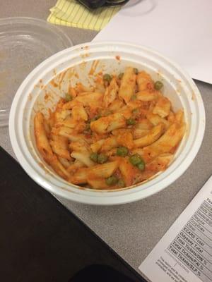 Penne alla vodka .....gross