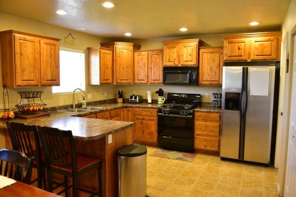 Inside kitchen area