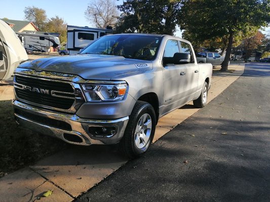 Exterior truck detail