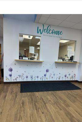 Little hands, big hugs. Our cozy entryway welcomes precious patients with open arms and gentle vibes.