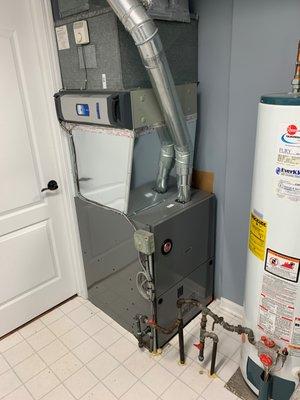 New furnace install.