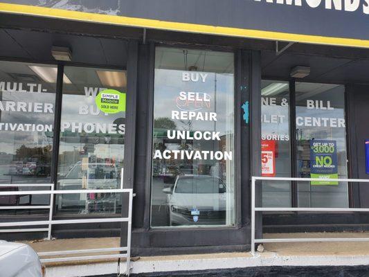 We buy, sell, repair, unlock and activate phones.