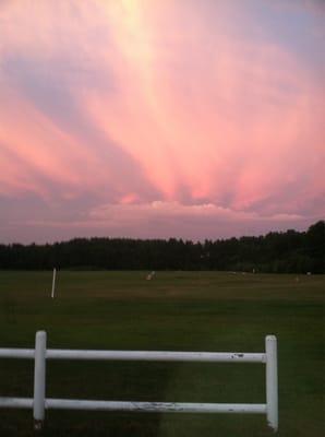 Sundown at the range