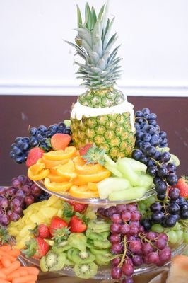 Jumbo Fruit Platter with an assortment of fruits