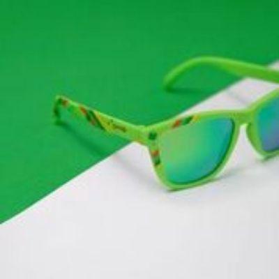 St. Patty's Day polarized running sunglasses by Goodr