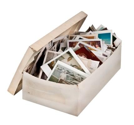 Boxes of photos?  We can scan them.