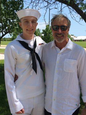 Joe & his son Chad US Naval Base Charelston South Carolina