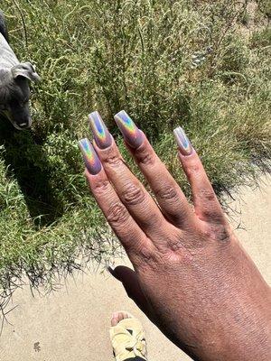 Chrome nails