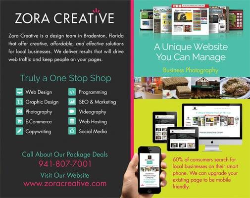 Zora Creative: Your One Stop Shop for Web Design, SEO, Photo, Video, and more...