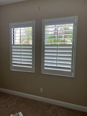 Plantation shutters