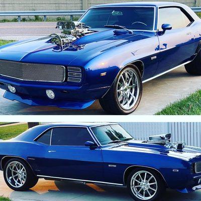 This 1969 custom Camaro is ready for the car show!