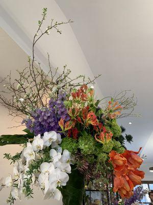 Opulent bouquet in celebration of opening of Home and Earth Shop