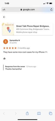 They accessed my phone without permission to leave a 5-star review for themselves. They replied to "thank me" and I received an email.