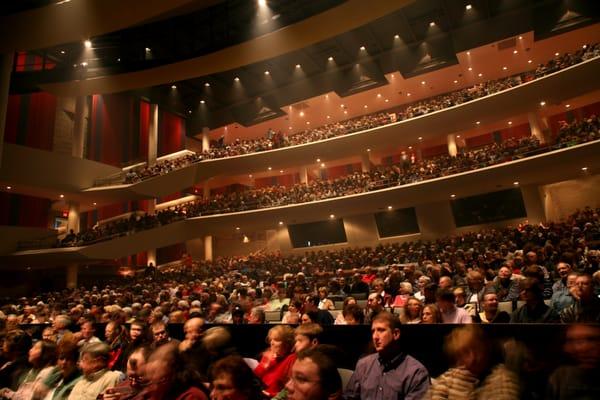 Sangamon Auditorium hosts music, dance, Broadway musicals and other shows in its 2,018-seat hall.