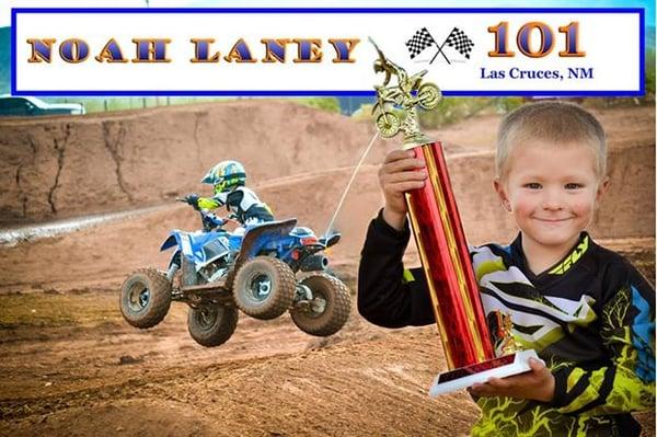 Official Sponsor for Noah Laney Racing.