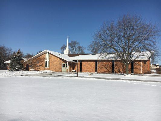 Holy Cross Episcopal in the snow