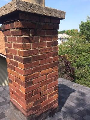 Chimney Project 07/18/2016 Before