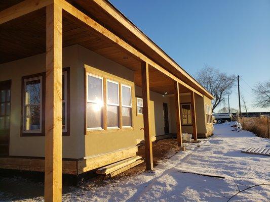 Rifle, CO: Home renovation exterior.