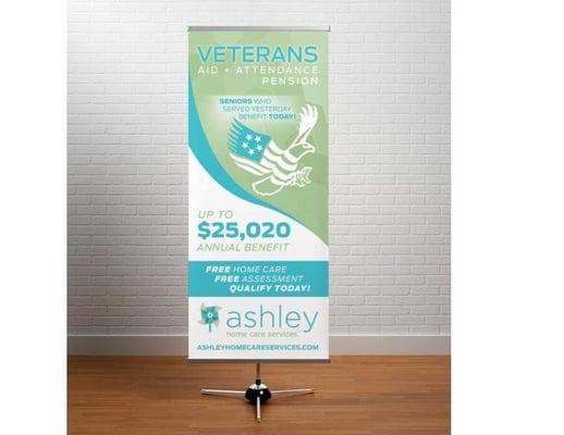 Ashley Home Care Services now offers Veteran's Benefits! 
  We assist Veterans, their Spouses, or Surviving Spouses in obtain...