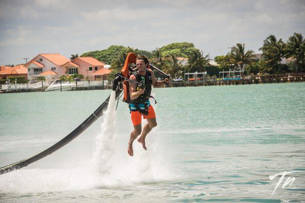 AquaJet Miami and our Famous Jetpack! Feel like a pilot and fly after following our instructions!