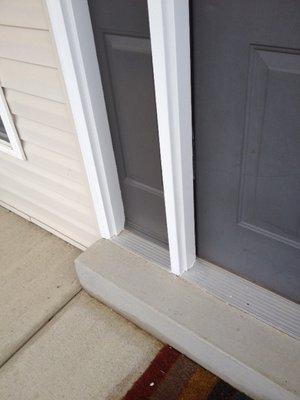 Front Entry Door Wood Repair