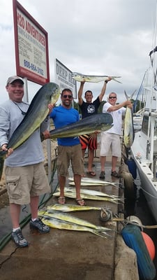 The gang and our catch!