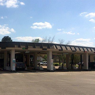 Citizens National Bank motor bank in downtown Lufkin, TX