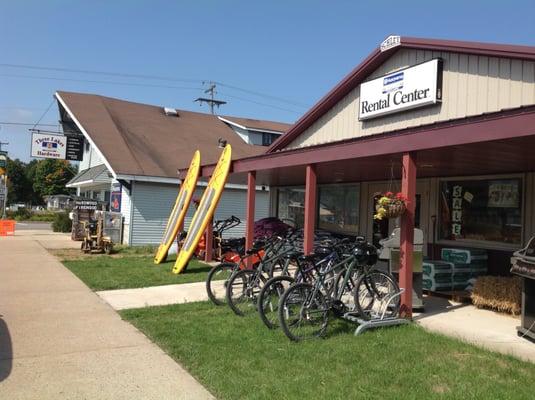 The front of the Rental Center and Hardware Store.