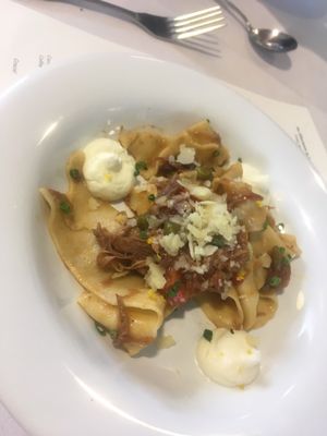 -Terzo:  Ragu d'antra alla Veneta_ Duck ragu, pappardelle