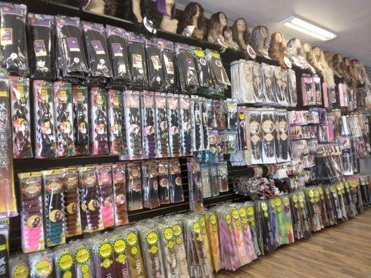 Best selection of braiding hair and wigs in town