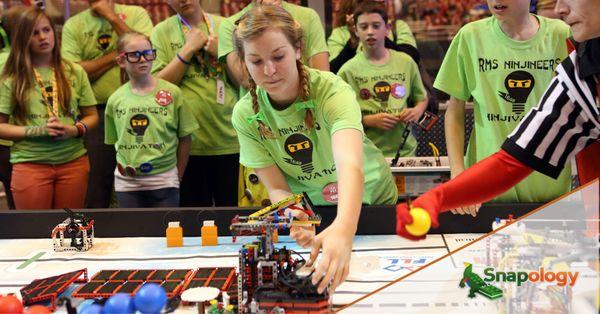 Snapology offers competitive robotics classes in conjunction with Lego® called "First Lego® League".