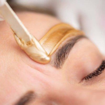 Brow waxing