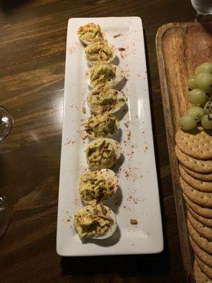 Sicilian deviled eggs