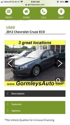 Dealership website