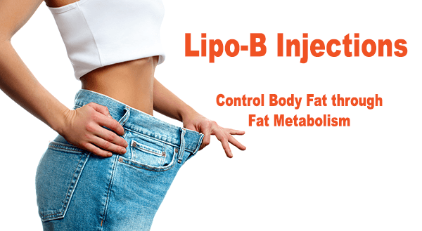 leave your fat to us when using Lipo-B Injections. Control body fat through our fat metabolism