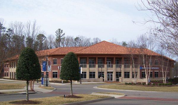 Virginia Women's Center is located on the first floor of the St. Francis Medical Pavilion across the parking lot from the hospital.