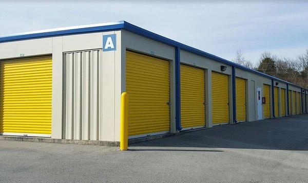 Drive up storage unit available for rent.