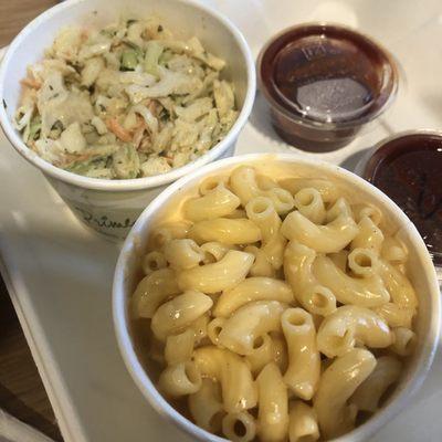 Remoulade Coleslaw and MAC and Cheese