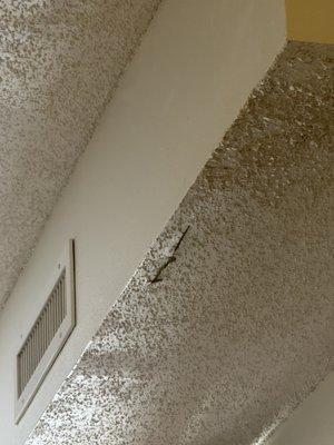 Ceiling falling down