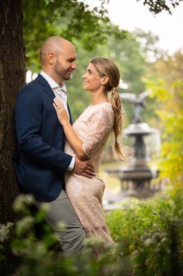 Couples portraits in Central Park