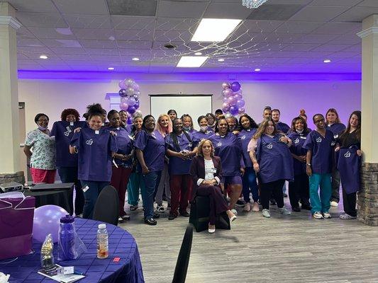 CHHHS first Caregivers National Annual Event. It was an honor to be able to celebrate our team.