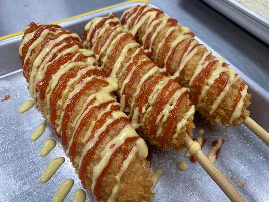 Korean corn dogs