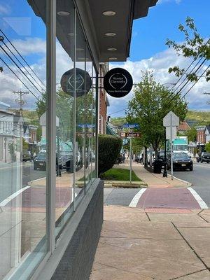 Main St. Entrance, front side.